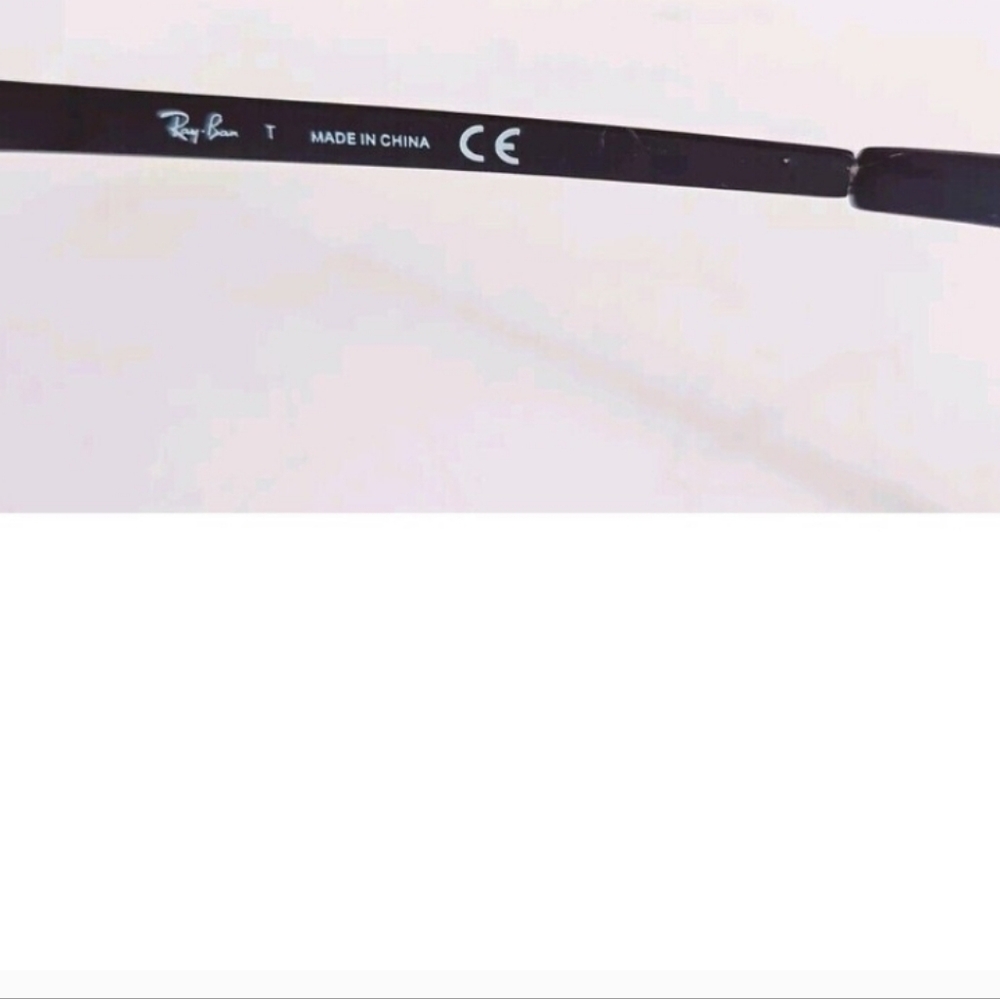 Unisex Ray-Ban Dark Frame Eyeglasses - Picture 4 of 7